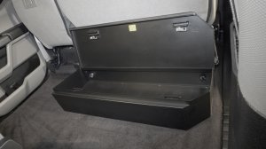 Ford F-250 Underseat Lockbox - Rear - Tuffy Products - 2/3 Length with Combo Lock - `17-`24
